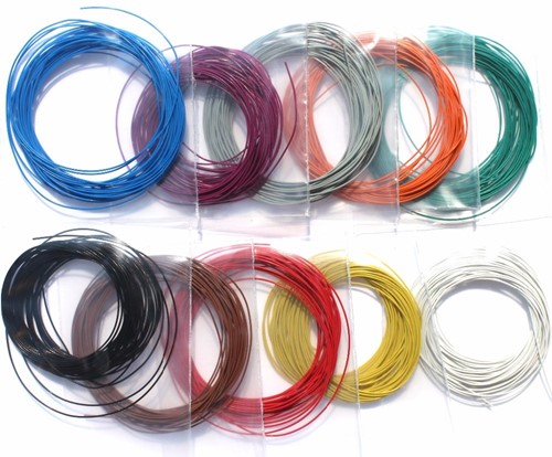 Lais DCC 860090 - Decoder Wire 0.51mm 5mtr Zwart