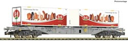 Fleischmann 865243 N - Containertragw. + Bell