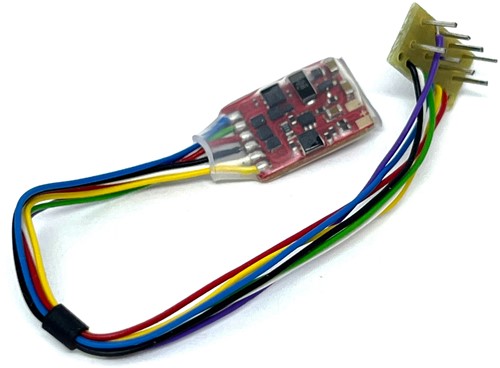 tOm 02010119  - Functie Decoder MICRO II 7W8P 8 Pins Nem652 7 draden (50)