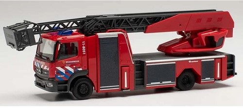 Herpa 945431 H0 - Mercedes Benz Atego Ladderwagen Rosenbauer Brandweer Zaanstad 8051
