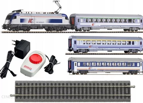 Piko 97931 H0 - Taurus Elektrische Locomotief & 3 IC Rijtuigen PKP A-Gleis & B VI