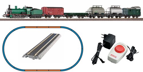 Piko 97942 H0 - S-Set Dampflok Rh 71 SNCB + 5 Güterwg. SNCB A-Gleis & B III