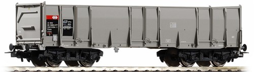 Piko 98553F3 H0 - Hogeboordwagen Eaos SBB VI, grau, #3