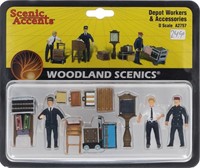 Woodland Scenics A2757 0 - Stationspersoneel