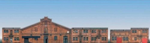 Auhagen 42 506 H0 - Industriefacades 6stuks