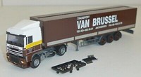 AWM 54521 H0 - DAF Vrachtwagen met Trailer Van Brussel