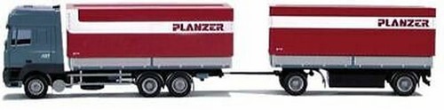 AWM 624401 H0 - DAF Vrachtwagen met Aanhanger Planzer