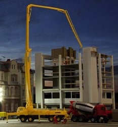Kibri B-10200 H0 - Mercedes SCHWING Betonpomp 4-assig