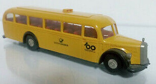 Brekina H0 - Mercedes Benz O 6000 Bus Speciale Uitvoering 100 Jaar Daimler Deutsche Bundespost
