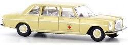 Brekina 13407 - Mercedes Benz 220D Lang (W115) DRK Wit