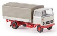 Brekina 48543 H0 - Mercedes Benz LP 608 Wit/Grijs
