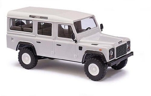 Busch 50300 H0 - Land Rover Defender Station Wagen 110 Wit