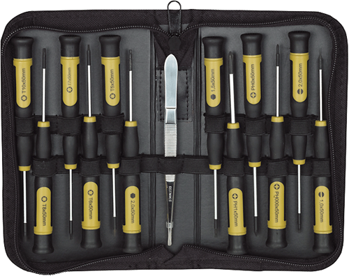 Proxxon 22 720 - Micro-driver Schroevendraaierset 13 Delig, Etui