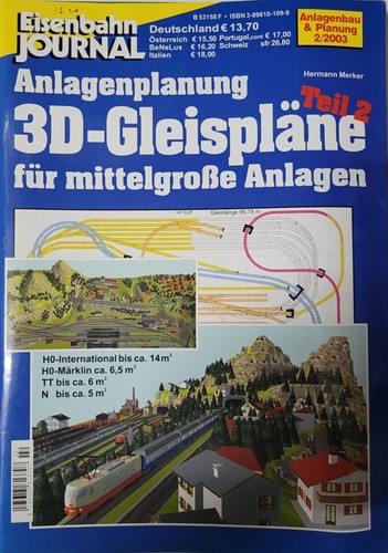 Eisenbahn Journal Anlagenplanung 3D-Gleispläne für Mittelgroße Anlagen Teil 2 - Hermann Merker - ISBN 3896101099
