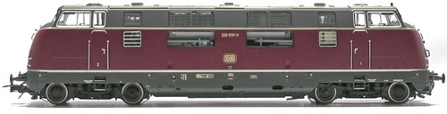 ESU X 31750 H0 - Diesellok, H0, V200.0, 220 076 DB, altrot, Ep IV, Vorbildzustand um 1977, Sound+Rauch, DC/AC