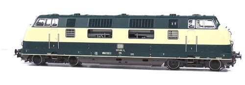 ESU X 31751 H0 - Diesellok, H0, V200.0, 220 060 DB, ozeanblau/beige, Ep IV, Vorbildzustand um 1980, Sound+Rauch, DC/AC