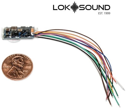 ESU 58923 N TT - LokSound 5 Nano DCC "Leerdecoder", Einzelllitzen, Retail, mit Lautsprecher 11x15mm, Spurweite: N, TT (8)