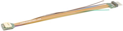 ESU 51994  - Adapterplatine, 18-pol Next-18 Buchse auf NEM651 6-pin, Flex, 88mm, mit Schrumpfschlauch