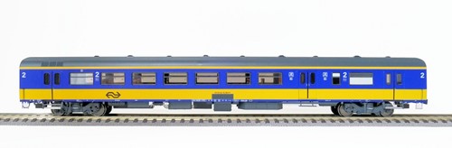 Exact-Train EX11040 H0 - NS ICR (Originalversion) Gepäckwagen BKD (Farbe Gelb / Blau)