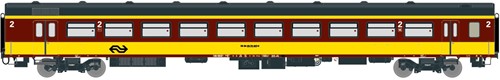 Exact-Train EX11082 H0 - ICR Beneluxtrein naar België Passagiersrijtuig B NS