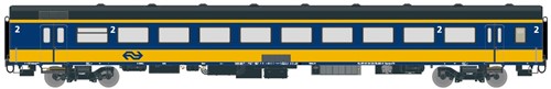 Exact-Train EX11101 H0 - NS ICRm Garnitur 4 Reisezugwagen B( Neue farbe Gelb / Blau)