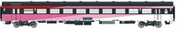 Exact-Train EX11141 H0 - NS ICRm Fyra 1 (Amsterdam - Brussel) voor het Hsl traject ingezet Passagiersrijtuig A (Rood/Roze/Wit)
