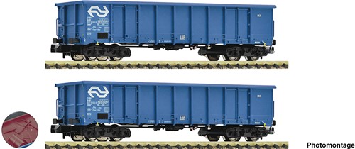 Fleischmann 830258 N - Set 2x Eanos+Schrott, blau