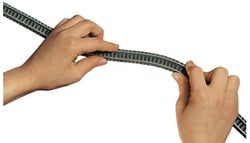 Fleischmann 9106 N - Flexibele Rails 777mm 1stuks