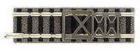 Fleischmann 9116 N - Rechte Rail met Buffer 57,5mm 1stuks