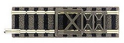 Fleischmann 9116 N - Rechte Rail met Buffer 57,5mm 1stuks