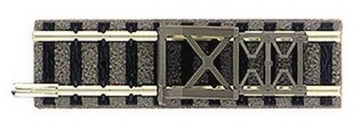 Fleischmann 9116 N - Rechte Rail met Buffer 57,5mm 1stuks