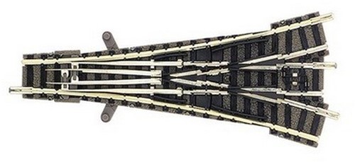 Fleischmann 9157 N - Handbediende Drie-Weg Wissel 111mm 1stuks
