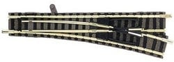 Fleischmann 9171 N - Handbediende Wissel Rechts 111mm 1stuks