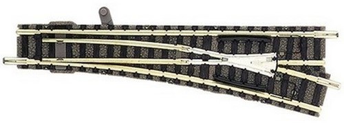 Fleischmann 9179 N - Handbediende Wissel Rechts 111mm Geleidend Puntstuk