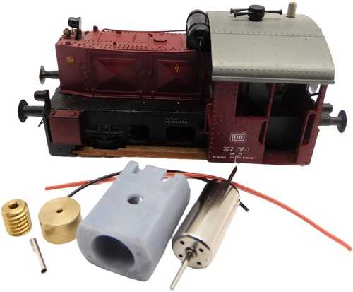 Micromotor.eu HBR001C - Brawa / Märklin Köf II, ÖBB X150.01