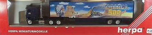 Herpa 140836 H0 - Freightline Vrachtwagen met Trailer Wild West America 500 Years
