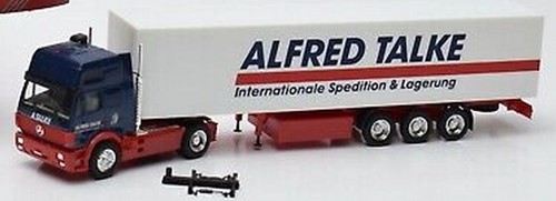 Herpa 142663 H0 - Mercedes Benz Vrachtwagen met Trailer Alfred Talke