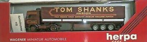 Herpa 842011 H0 - DAF 3600 Ati Vrachtwagen met Trailer Tom Shanks