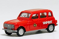 Herpa 942287 H0 - Renault R4 set Taxipost / RTT / Politie-2