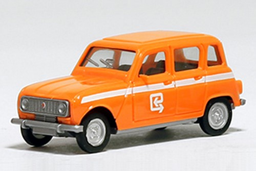 Herpa 942287 H0 - Renault R4 set Taxipost / RTT / Politie-3