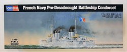 HobbyBoss 86505  - French Navy Pre-Dreadnought Battleship Condorcet 1:350 (Open Verpakking)