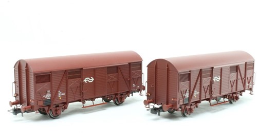 Rivarossi HR6430 H0 - Goederenwagens 2-delige Set type Gs NS OP=OP