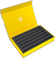 Feldherr HSMB040P26 Z - Magnetische Box geel - 6 sleuven voor spoor Z - horizontaal