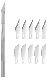 Hobbytime Tools HT1004  - CLASSIC CRAFT KNIFE SET – INCLUDES 10 BLADES