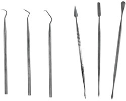 Hobbytime Tools HT1400  - STAINLESS STEEL PROBE & CARVER SET – 3 PROBES + 3 CARVERS