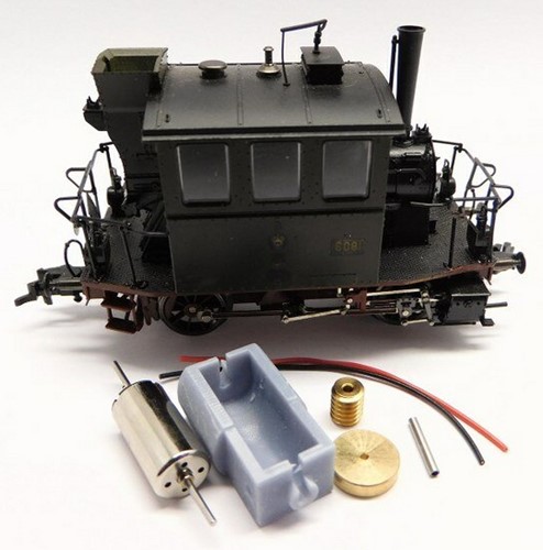 Micromotor.eu HTR008C - Trix PtL 2/2, T2, BR 98, Glaskasten