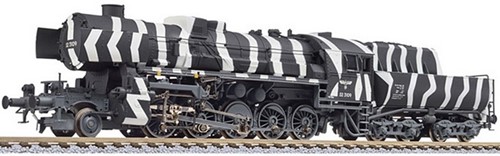 Liliput L131524 H0 - BR 52 Stoom Locomotief Winter Camouflage DRG