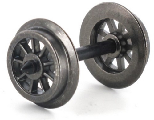 Liliput L939335 H0 - Spoked Wheel AC 24.7mm per stuk