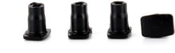 Liliput L939886 H0 - Buffers 4x Rechthoekig Afgerond