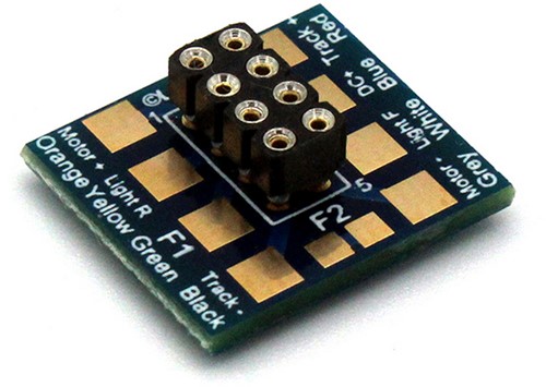 Lais DCC 860002 H0 - DCC 8 Pin NEM652 Socket met Soldeeraansluitingen